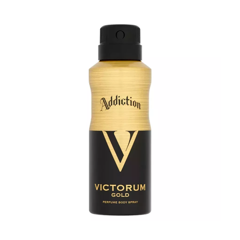 Addiction Victorum Deodorant Fragranced Gold Body Spray 150ml in UK