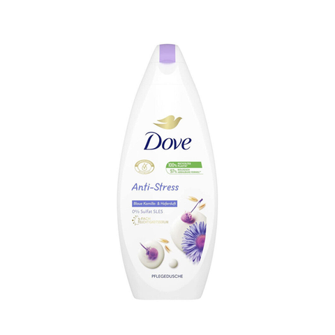 Dove Anti-Stress Blue Chamomile & Oat Shower Gel 250ml in UK