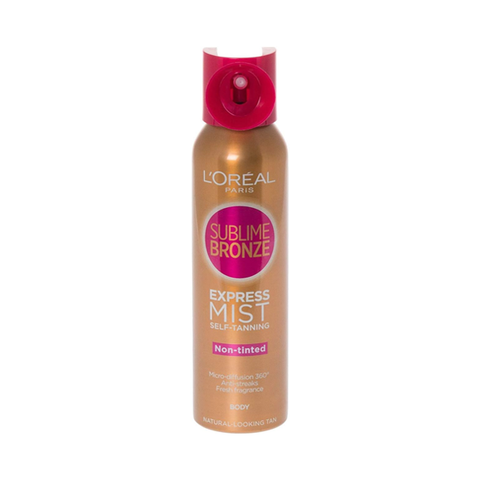 L'Oreal Sublime Bronze Express Mist Self-Tanning Non-Tinted Body Spray 150ml in UK