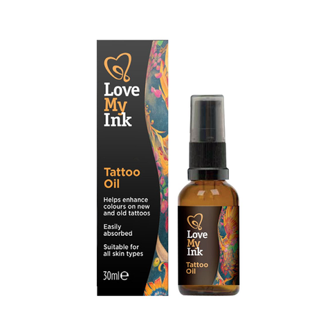 Love My Ink Tattoo Oil 30ml in UK