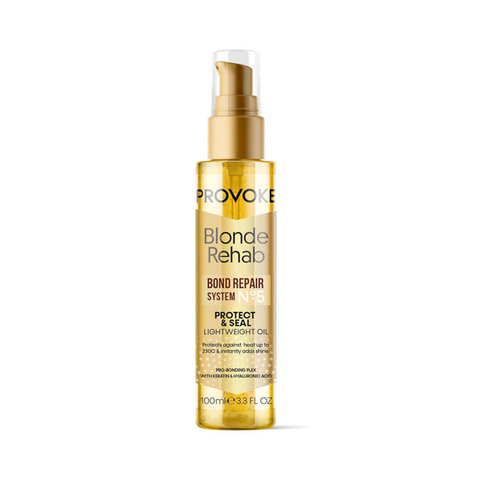 Provoke Blonde Rehab Bond Repair System N05 Protect & Seal Lightweight Oil 100ml in UK